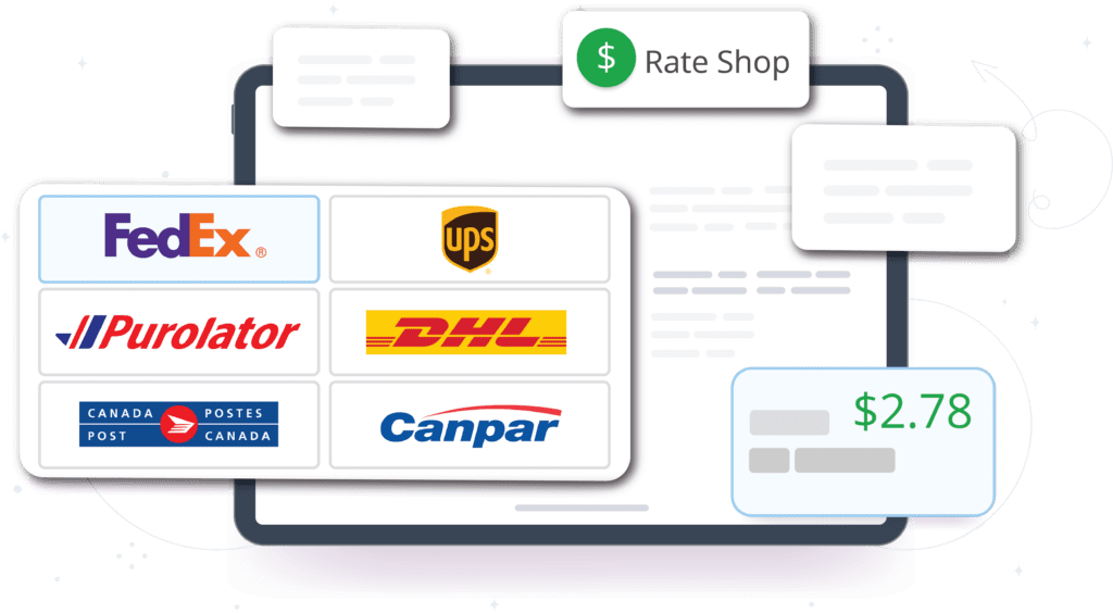 2Ship Compare Real Time Rates