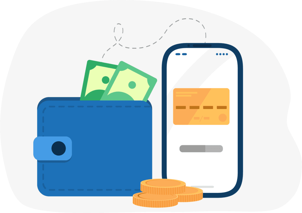 credit card And Walle Payment Options